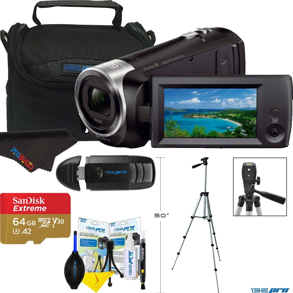 Sony HDR-CX405 HD Handycam, Flip Screen, 30x Zoom, 64GB Card