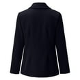 thumbnail image 2 of Vedolay Suit Jacket Women's Casual Lapel Single Long Sleeve Office Work Suit Jacket,Black XXL, 2 of 4
