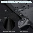 thumbnail image 3 of Waterproof TV Cover, 600D Heavy Duty Dustproof Outside Flat Screen TV Cover with Three-sided Zipper for 60-65 in TV, 3 of 8