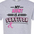 thumbnail image 4 of Inktastic My Aunt is a Survivor Breast Cancer Awareness T-Shirt, 4 of 5