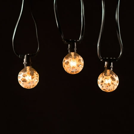 Bulbrite STRING15/E12 25 ft. Outdoor String Light with Incandescent Bulbs - Walmart.com