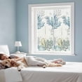 thumbnail image 3 of Coastal Window Privacy Film, Ocean Coral Shell Turquoise Blue Conch Static Cling UV Sun Blocking Heat Control Window Tint Day and Night, Non-Adhesive One Way Windows Privacy Cover 19.6''x39.3'', 3 of 7