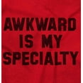 thumbnail image 2 of Awkward Specialty Funny Sarcastic Zip Up Hoodie Men's Women's Brisco Brands S, 2 of 5