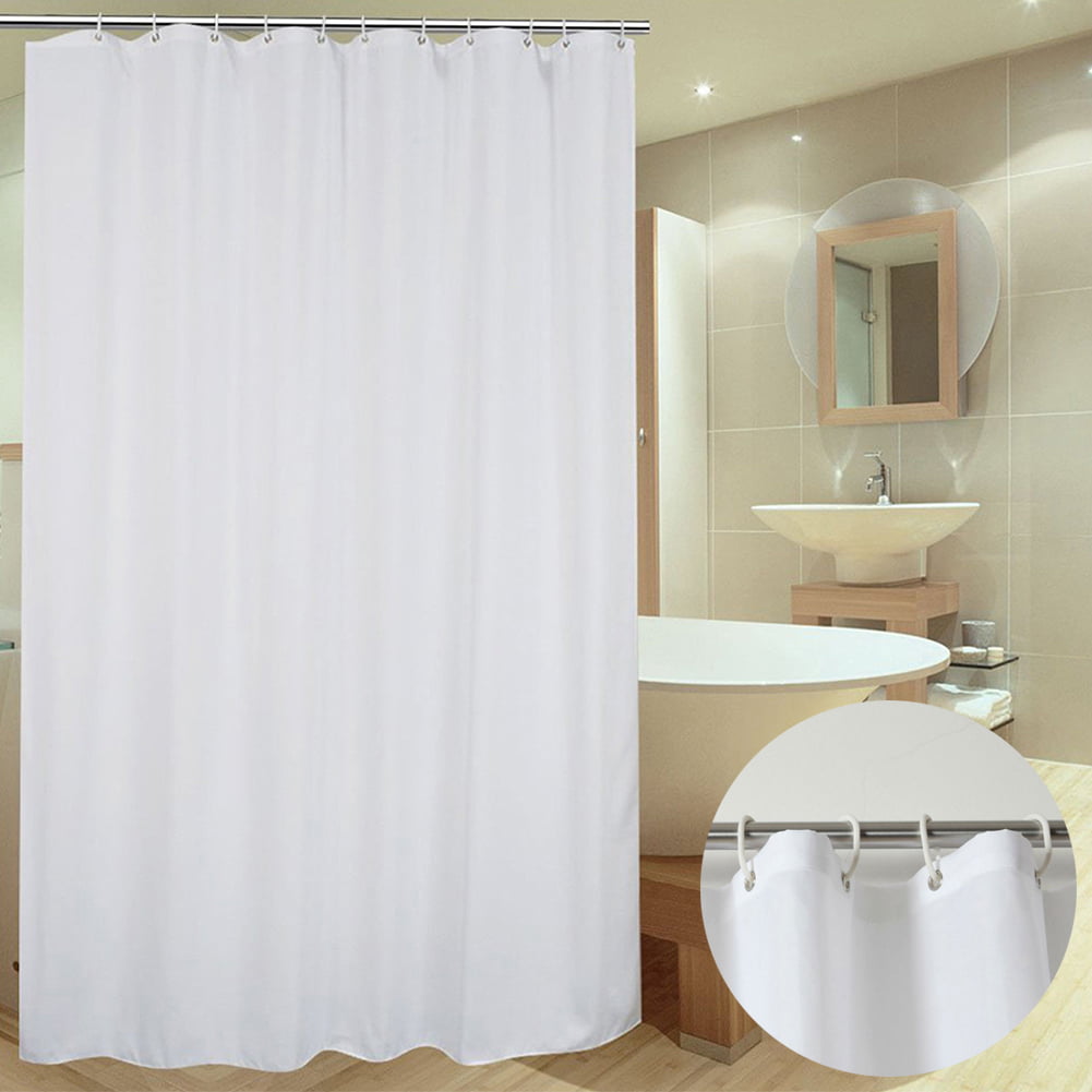 Waterproof Mildew Resistant Shower Extra Long Shower Curtain 180 x 240cm Drop 