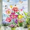 thumbnail image 5 of Flower Butterfly Wall Sticker Background Wall Home Decoration Wall Sticker DJ4079-ZC Smile Home, 5 of 8