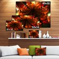 thumbnail image 3 of Fleurs Orange Fractales Abstraites - Impression sur Toile Florale, 3 of 4