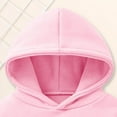 thumbnail image 6 of UAYOTSE Boys and Girls Hooded Sweatshirts Small and Medium Sized Childrens Fleece Pullover Casual Jackets and Tops(7-8 Years,P152-Pink), 6 of 7