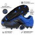 thumbnail image 3 of Vizari Liga Firm Ground Soccer Cleats for Kids – Durable, Lightweight, and Comfortable Soccer Shoes for Boys and Girls,Blue,11, 3 of 8
