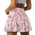 thumbnail image 2 of Uorisango Pink Cherry Blossom Golf Skirt Size S Comfortable Women's Active Performance Skort Washable Running Sports Pickleball Skirt for Women Outing Wear, 2 of 7