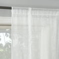 thumbnail image 3 of Archaeo Slub Textured Linen Blend Tie-up Balloon Window Shade, 40"x63", White, 3 of 7