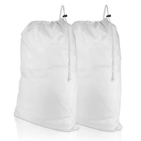 Dalix Large Travel Laundry Bag For Camp College Drawstring Bags 2 Pack White Dalix Large Travel Laundry Bag For Camp College Drawstring Bags 2 Pack White