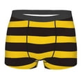 thumbnail image 5 of Uemuo Bee Stripe Pattern Men's Boxer Briefs,Trunk Anti-Chafing,Comfortable, Durable, and Stylish Underwear-, 5 of 9