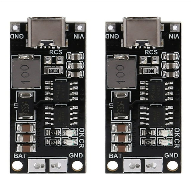 2X 2S Tipo-C una 8.4V Step-Up Boost LiPo PolíMero Li-Ion Cargador MóDulo para 7.4V 11.1V 14.8V 18650(2S 1A)