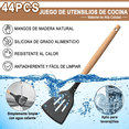 thumbnail image 4 of Utensilios Cocina De Silicona 44 Piezas Reposteria Lab.G Blanco, 4 of 5