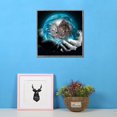 thumbnail image 4 of Lobo 5D taladro completo diamante pintura bordado bricolaje punto de cruz Home Decor Hugtrwg Para estrenar, 4 of 9