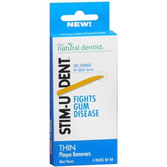 Stim-U-Dent Plaque Removers Thin Mint 160 Each (Pack of 3)