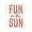 Fun in the Sun_v2, variant on Stupell Industries Coastal Summer Sentiment Salt Sand In Hair Canvas Art, 16 x 20, by Lettered and Lined
