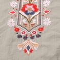 thumbnail image 6 of YOZGXEG Going Out Tops For Women Women Casual Solid Color Pleated Cotton Linen Embroidered Loose Summer Blouse Shirt Top Beige M-3Xl, 6 of 8