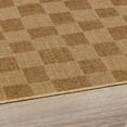 thumbnail image 5 of BoutiqueRugs Kuval Checkered Outdoor Area Rug - Outdoor Safe - Camel - 2'7" x 4', 5 of 19