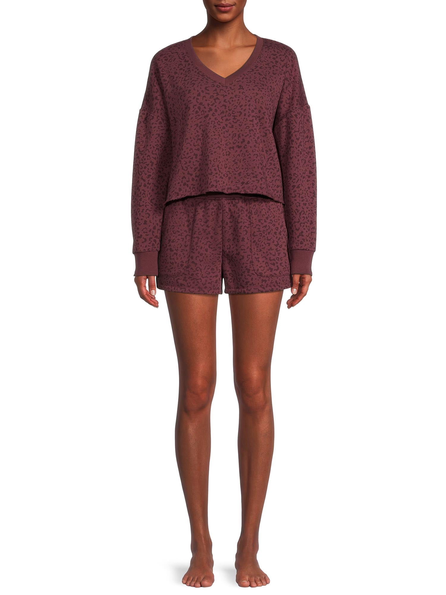 Juniors' Fleece Cropped Hoodie 