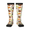 thumbnail image 1 of Fotbe Calcetas Divertidas Estampadas para Hombre y Mujer, Calcetas de Algodón hasta la Rodilla para Caminar, Correr, Enfermería y Embarazo, 1 of 6