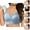 Blue, variant on Cooling Bras for Women Lace Seamless Wireless Racerback Push Up Sleeping Yoga Bralettes Everyday Bra