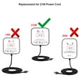 thumbnail image 2 of 21W Power Cord Replacement for Echo 1st & 2nd Generation, Echo Show (1st Gen)/Echo Plus (1st Gen), Echo Look/Link, Fire TV (2nd Gen)-PS73BR Charger Power Adapter, 2 of 4