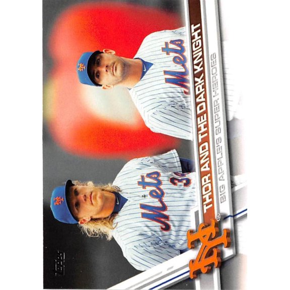 2017 Topps #32 Thor and the Dark Knight NM-MT Mets Baseball Card ID 3661 New York Mets MLB Baseball Trading Card