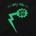 thumbnail image 5 of Youth Stadium Essentials Black San Antonio Spurs Area 210 Comic Book T-Shirt, 5 of 5