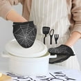 thumbnail image 6 of Pofeuu A Web With A Spider Print Thickened Mini Silicone Oven Mitts Heat Resistant, Rubber Oven Mitt Gloves, Finger Pinch Grips, Pot Holder, Silicone Potholder, 6 of 7