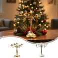thumbnail image 7 of 5 Arm Candelabra Candelabrum Dining Table Candle Stand Candlestick Holder Tapered Candle Holder for Living Room Christmas, 7 of 7