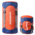 thumbnail image 1 of AIGIA Sac de Compression Nylon Sac de Compression Sac de Compression Sac de Couchage Sac de Rangement Sacs de Sport avec Rabat Anti-Poussière pour Sac à Dos, Randonnée, Camping, Voyage Bleu/orange, 1 of 13