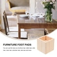 thumbnail image 5 of FONDOTIN 1Pack Beige Square Sofa Riser for Heavy Furniture 9.00X9.00X7.00CM, 5 of 8