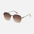 thumbnail image 2 of Quay Australia Jezabell Rimless Sunglasses Chocolate Brown, 2 of 8