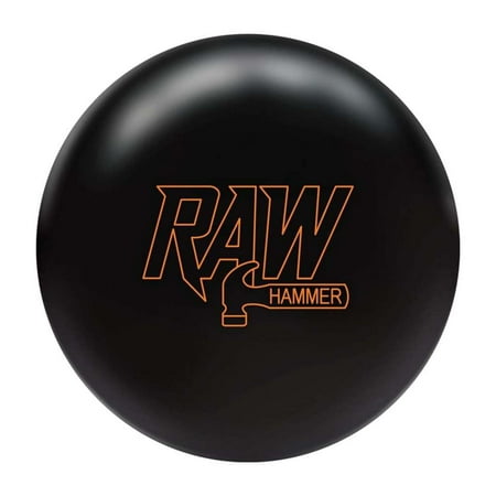 Hammer Raw Hammer PRE-DRILLED Bowling Ball- Black (14lbs)