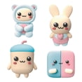 thumbnail image 4 of Compound Kings, Just Dough, Play Dough, Bear Character Pack, Multi Color, Children Ages 3 and up, 4 of 7