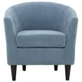 thumbnail image 2 of Fox Hill Trading Windsor 17.5" Polyester Fabric Club Chair in Light Blue, 2 of 4