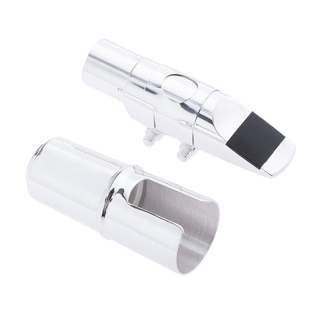 Advancent Professional Tenor Alto Saxophone Sax Mouth Mouthpiece Brass Silver Accesorios para instrumentos musicales