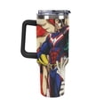 thumbnail image 4 of My Hero Academia 40 Oz Tumbler with Handle And Straw, Vacuum Insulated Stainless Steel Double Wall Water Bottle Travel Coffee Mug, Gifts for Women Boys Girls, 4 of 8