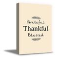 thumbnail image 1 of Awkward Styles Thanksgiving Canvas Wall Art Grateful Thankful Blessed Quote Home Decor Prints, 1 of 7