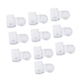 thumbnail image 4 of serony 10 Pairs High heel Stopper Set Non-slip PVC Shoe Heel Protector Kit Shoe Accessories Transparent XS, 4 of 8