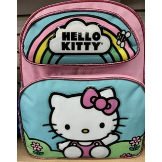 kitty Hello Kitty Backpack, Black/Pink Medium 14 Inches for Kids 5 Years