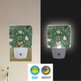 thumbnail image 5 of LED Sensor Night Light Auto On/Off Dusk to Dawn Lamp for Bedroom Hallway Chickens and Flowers Pattern 2 Pack, 5 of 7