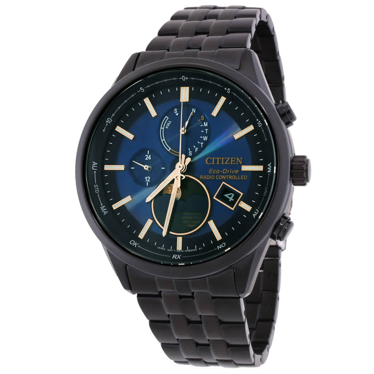 時計 CITIZEN Eco-Drive Radio Controlled Citizen A-T Men's Eco-Drive Limited Edition Black Dial Watch