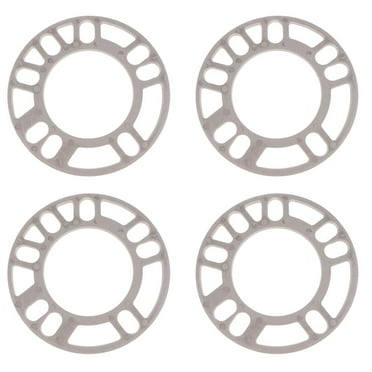 4x 0.2In Alliage d'Aluminium Épaissir Adaptateur de Joint de Roue de Voiture pour Pièces de Voiture