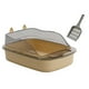 thumbnail image 5 of Caja de arena para gatos, 50x34x18cm, apariencia de dibujos animados, arenero para gatos, orinal para gatitos marrón Yuyangstore Bandeja de arena para gatos, 5 of 8