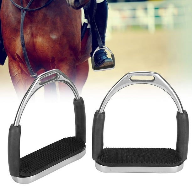 Wchiuoe Horse Riding Stirrups Horse Saddle Tack Overshoe Cushioned