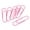 Pink, variant on Uxcell Paper Clips 3.9 Inch Vinyl Coated for Office Home Yellow Count 20