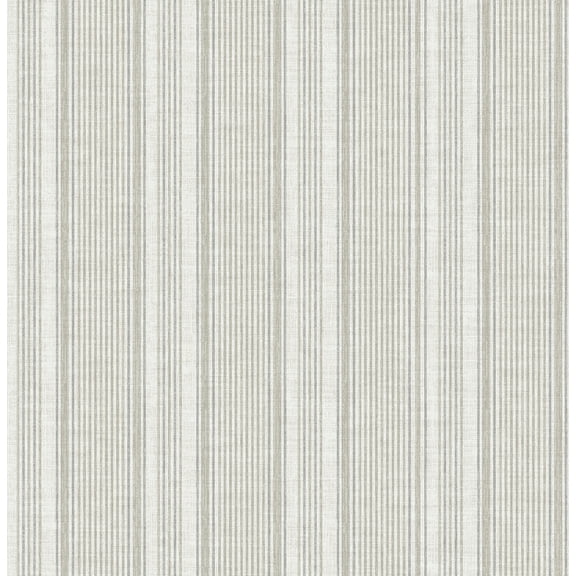 A-Street Prints Ayanna Neutral Striped Wallpaper