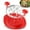Red, variant on RUseeN Chicken Shredder, Professional Chicken Breast Shredder Tool Twist, Transparent Lid, Ergonomic Handle, Meat Shredder, Dishwasher Safe, Non-slip Design, Heat Resistant, Bpa Free, Red